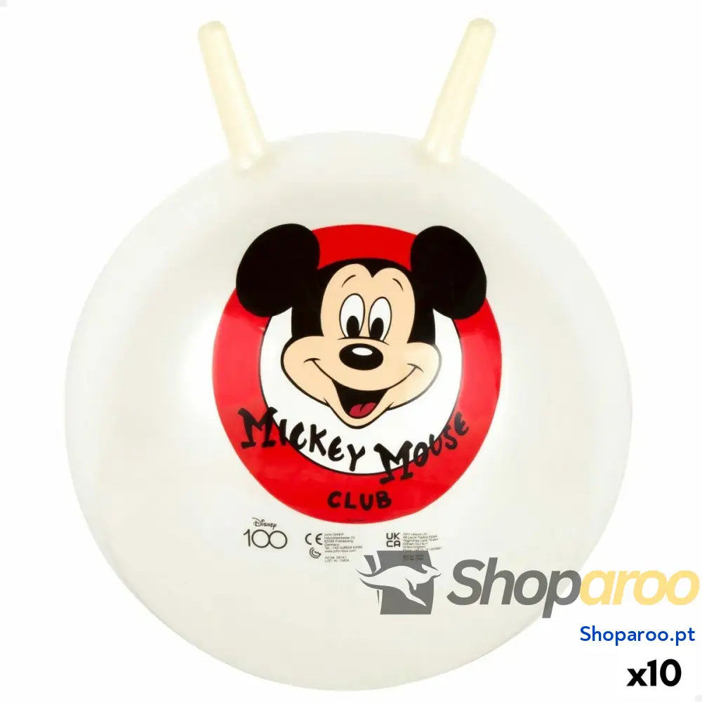 Bola Saltitante Mickey Mouse Ø 45 cm (10 Unidades)