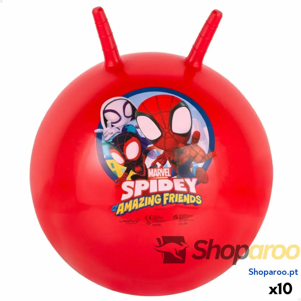 Bola Saltitante Spidey Ø 45 cm Vermelho (10 Unidades)