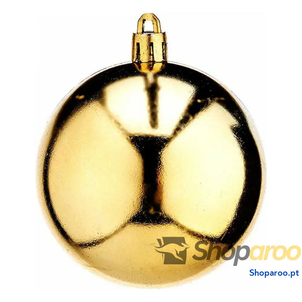 Bolas de Natal Krist + 00464 4 Dourado PVC Ø 7 cm 12 Unidades