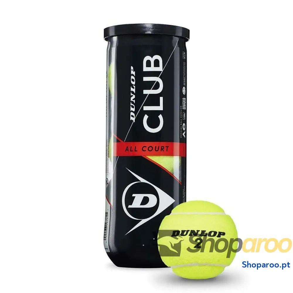 Bolas de Ténis D TB CLUB AC 3 PET Dunlop 601334 Amarelo