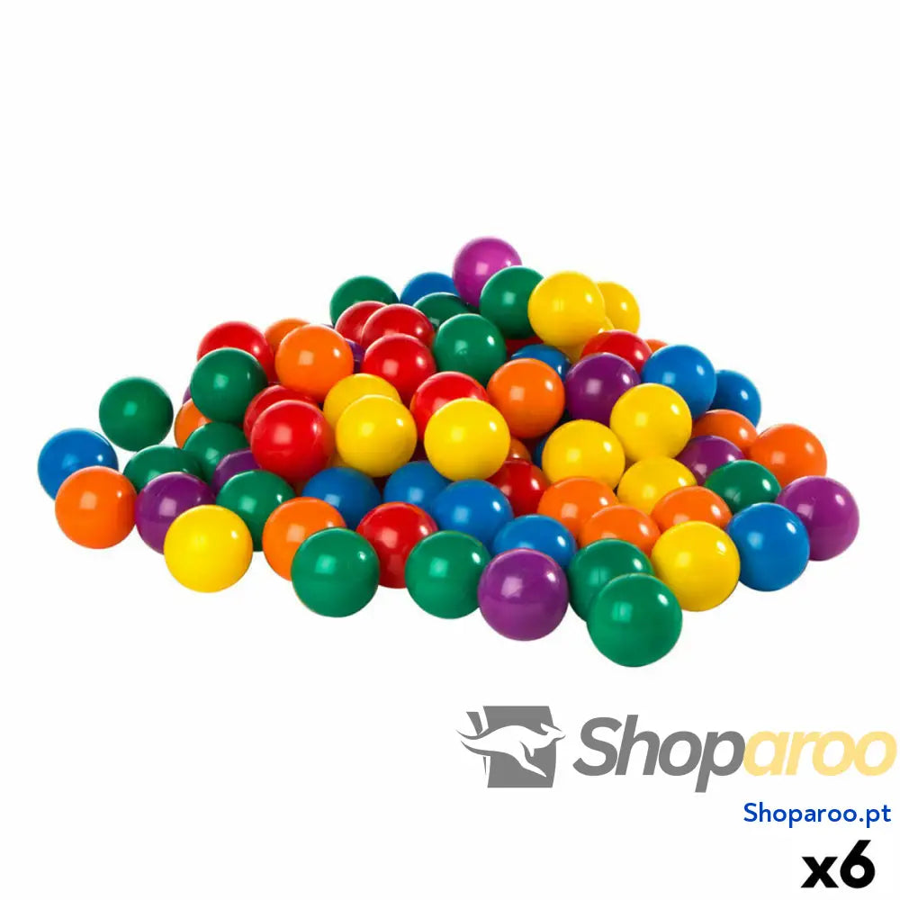 Bolas Intex FUN BALLZ 100 Peças 6,5 x cm (6 Unidades)
