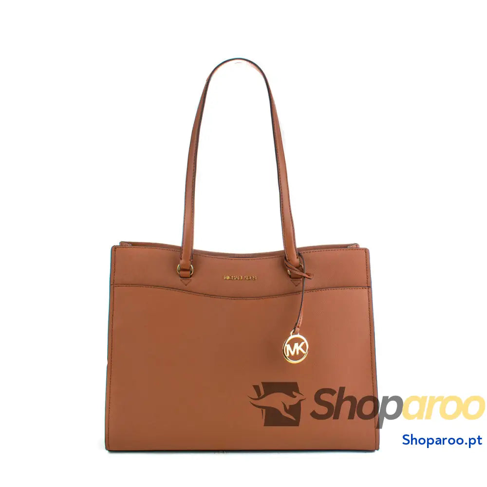 Bolsa a Tiracolo Michael Kors 35F4GTVT9L-LUGGAGE Castanho 37 x 28 12 cm