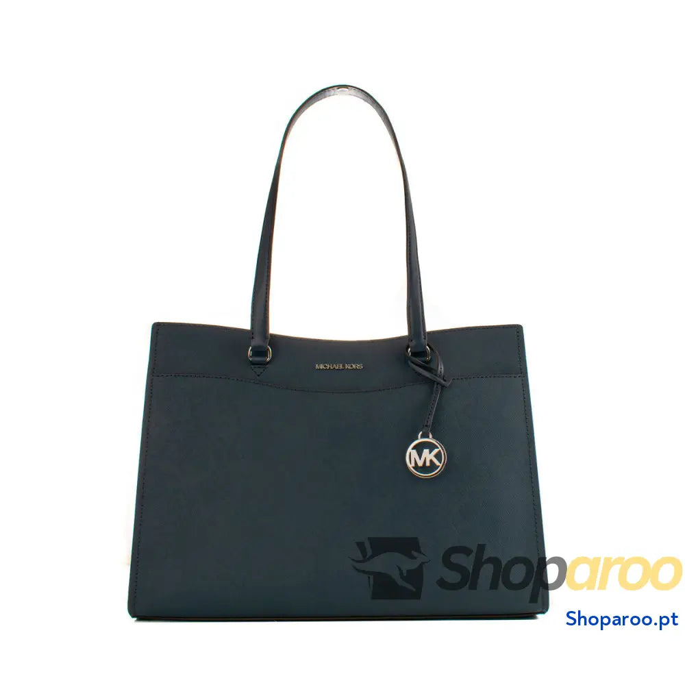Bolsa a Tiracolo Michael Kors 35F4STVT9L-NAVY Azul 37 x 28 12 cm