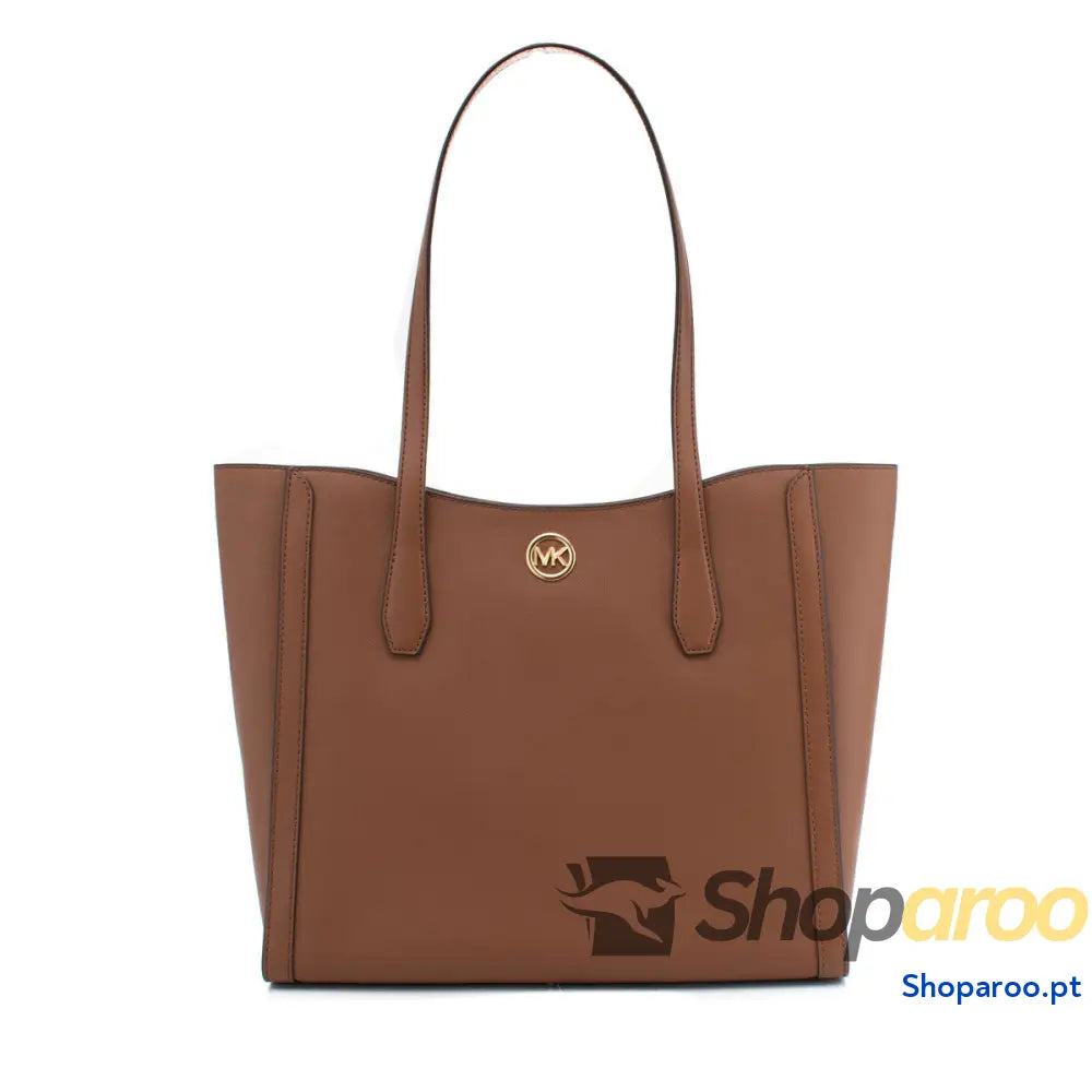 Bolsa a Tiracolo Michael Kors Leida Castanho 34 x 29 x 12 cm