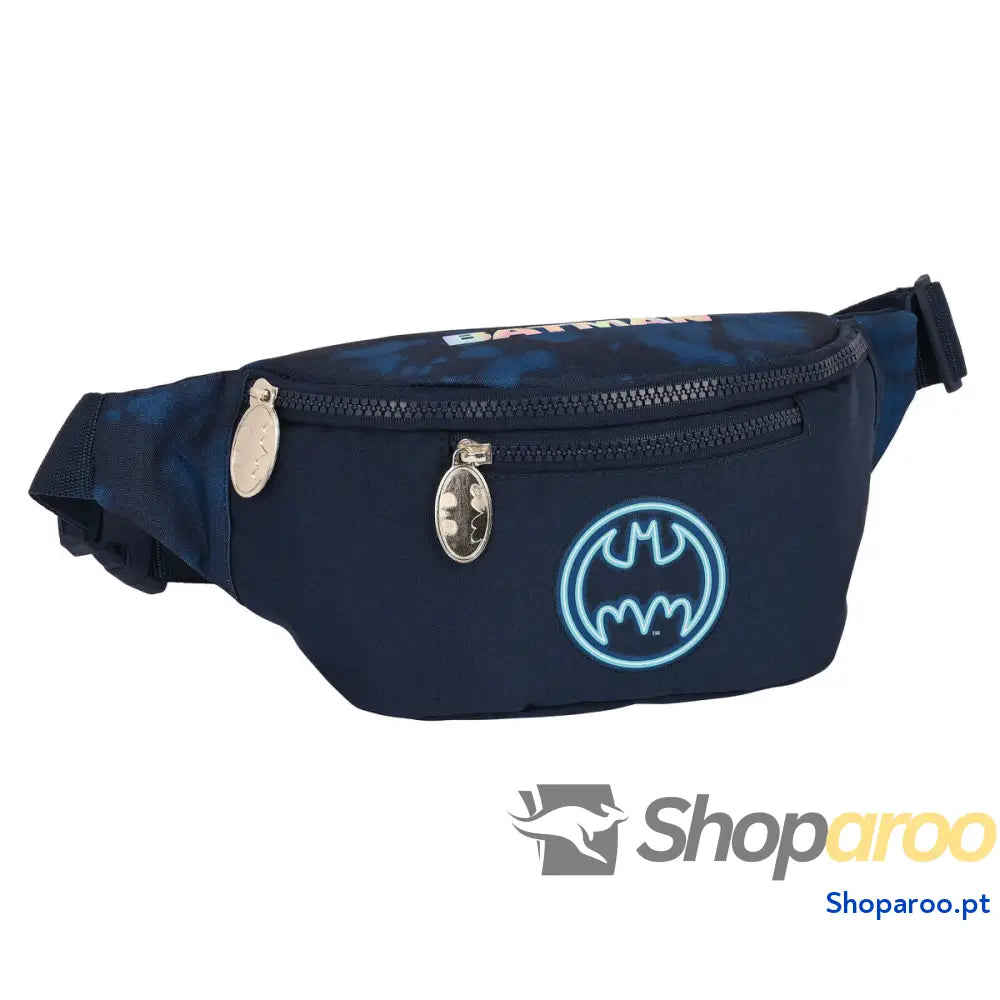 Bolsa de Cintura Batman Legendary Azul Marinho 23 x 12 x 9 cm
