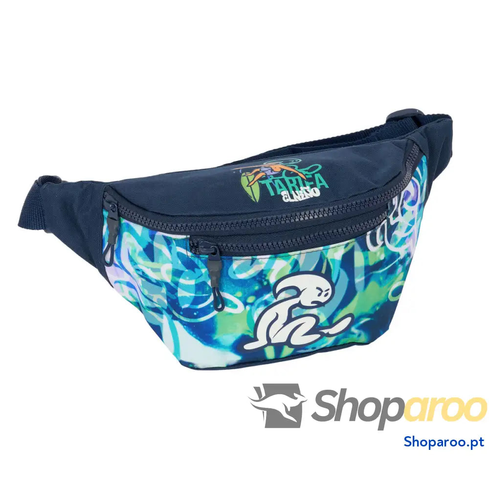 Bolsa de Cintura El Niño Kook Azul Marinho 23 x 12 x 9 cm