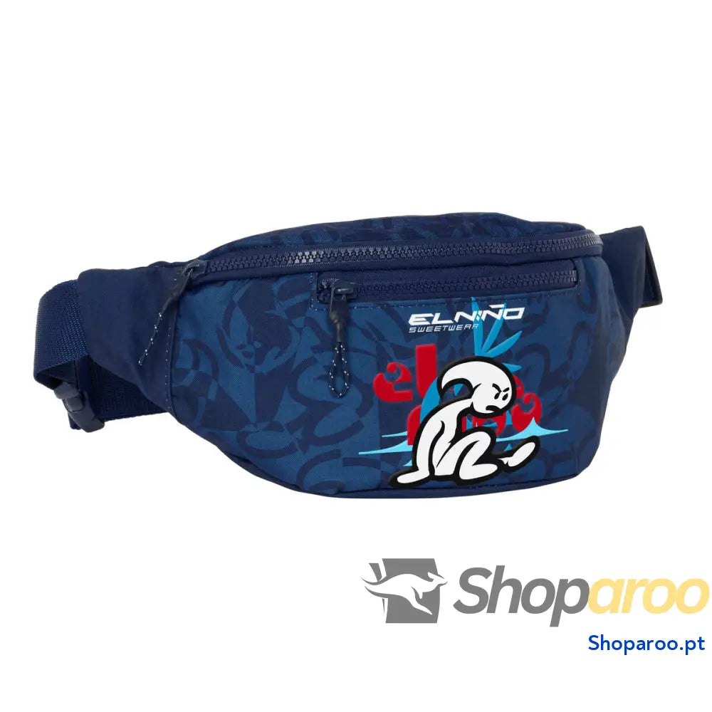 Bolsa de Cintura El Niño Paradise Azul Marinho 23 x 12 x 9 cm
