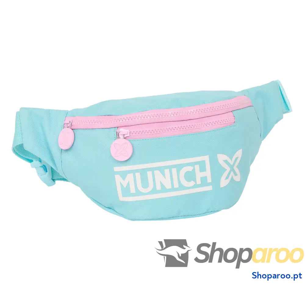 Bolsa de Cintura Munich Heaven Celeste 23 x 12 x 9 cm