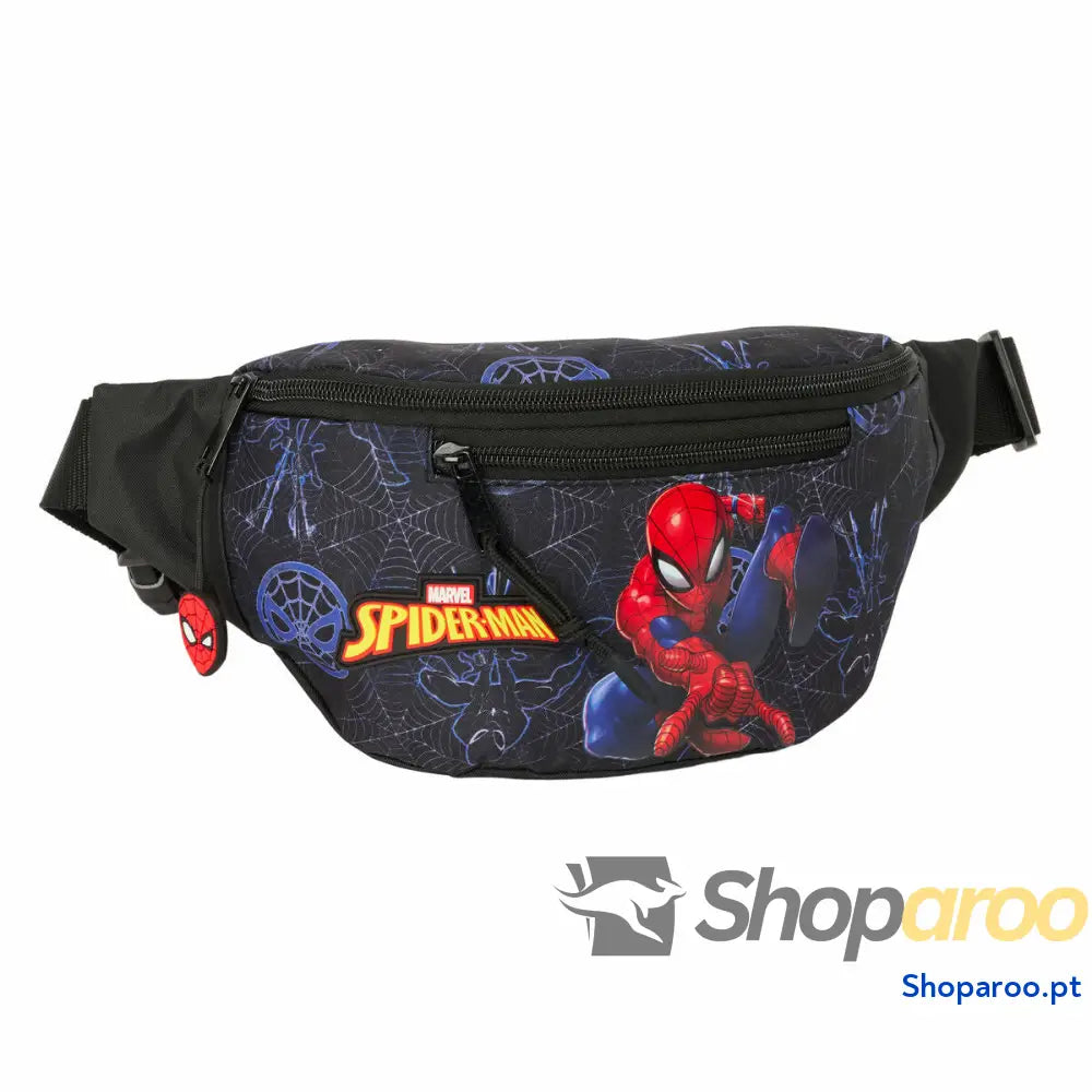 Bolsa de Cintura Spider-Man Attack Preto 23 x 12 x 9 cm
