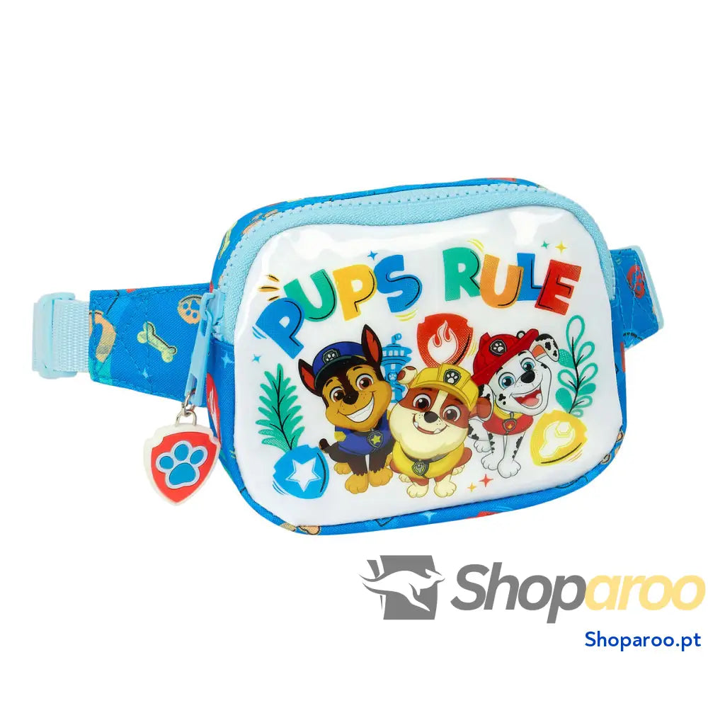 Bolsa de Cintura The Paw Patrol Pups rule Azul 14 x 11 x 4 cm
