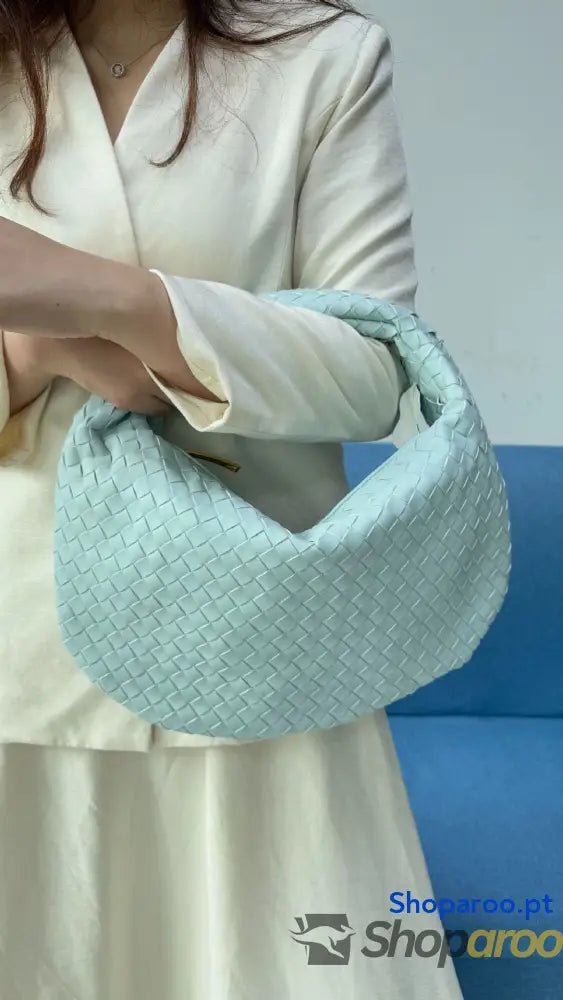 Bolsa de senhora grande em tecido bolsa mão com capacidade para as axilas