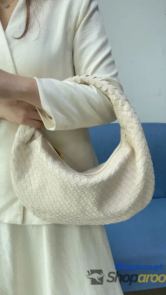 Bolsa de senhora grande em tecido bolsa mão com capacidade para as axilas