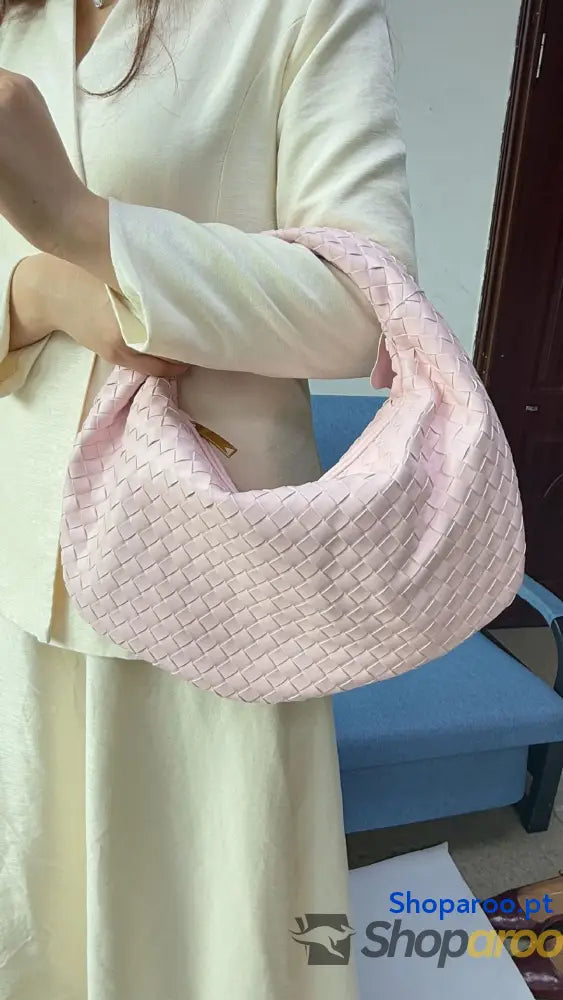 Bolsa de senhora grande em tecido bolsa mão com capacidade para as axilas