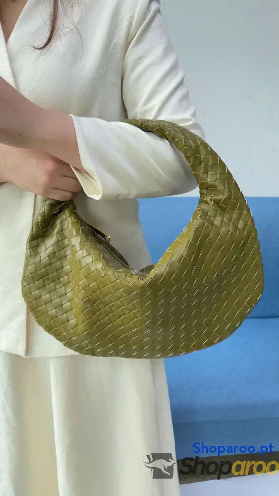 Bolsa de senhora grande em tecido bolsa mão com capacidade para as axilas