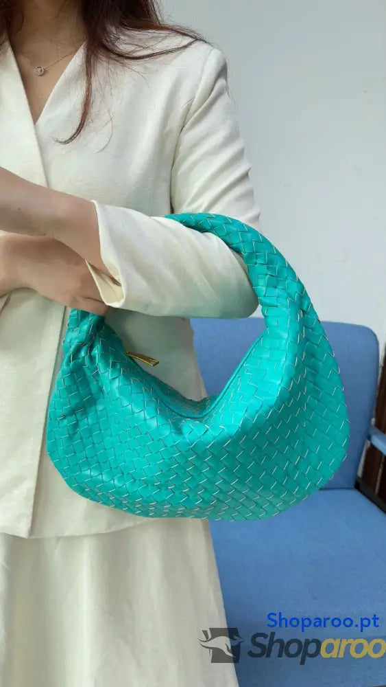 Bolsa de senhora grande em tecido bolsa mão com capacidade para as axilas