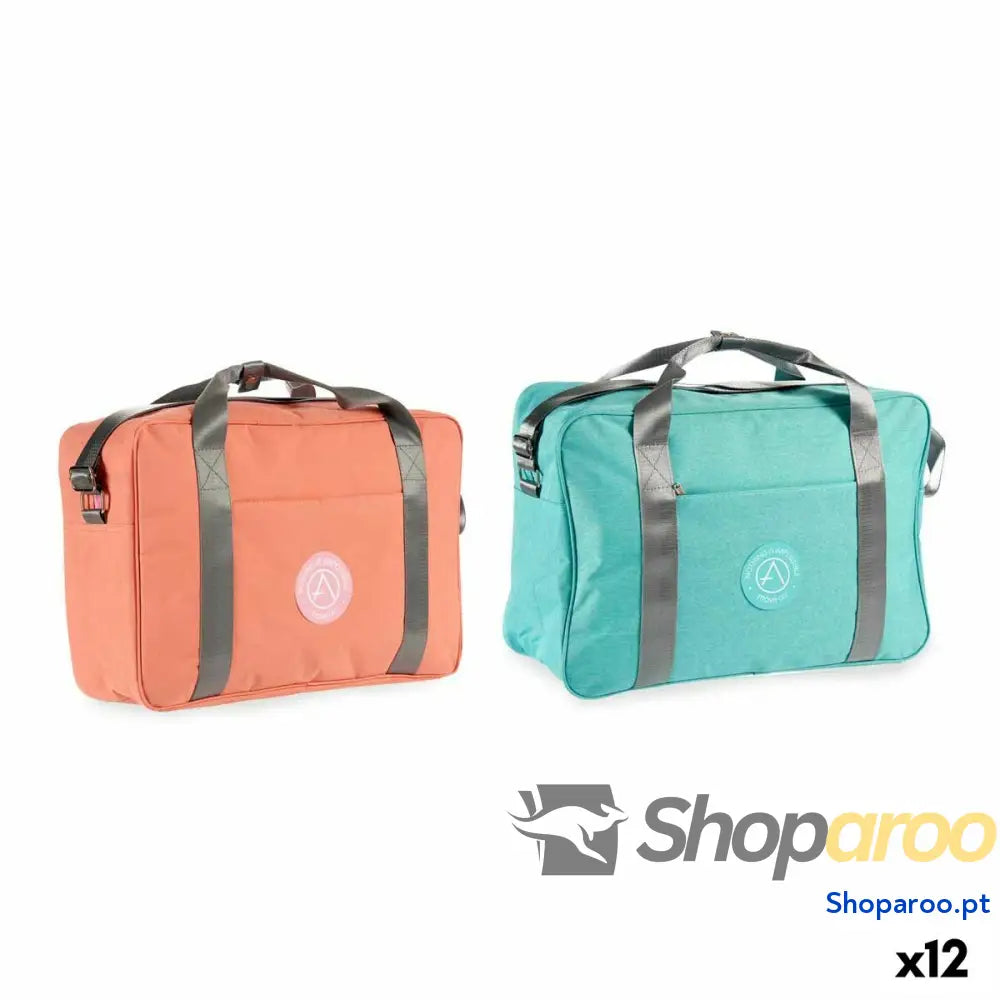Bolsa de Viagem Berilo 210824195-1 Verde 14 x 34 x 44 cm (12 Unidades)