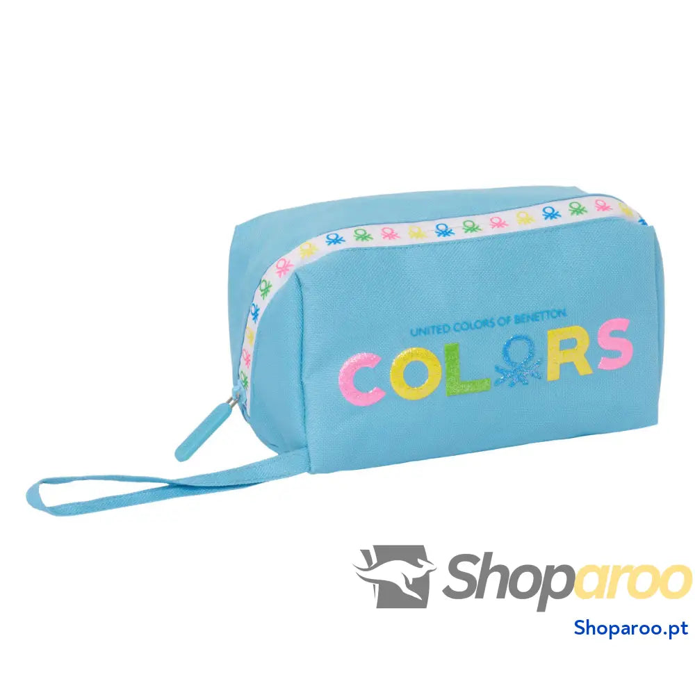Bolsa Escolar Benetton Spring Azul celeste 22 x 10 x 10 cm