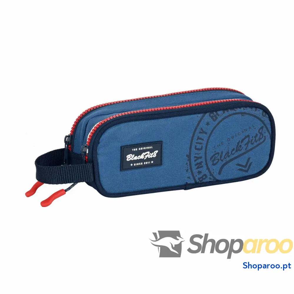 Bolsa Escolar BlackFit8 Stamp Azul 21 x 8 x 6 cm