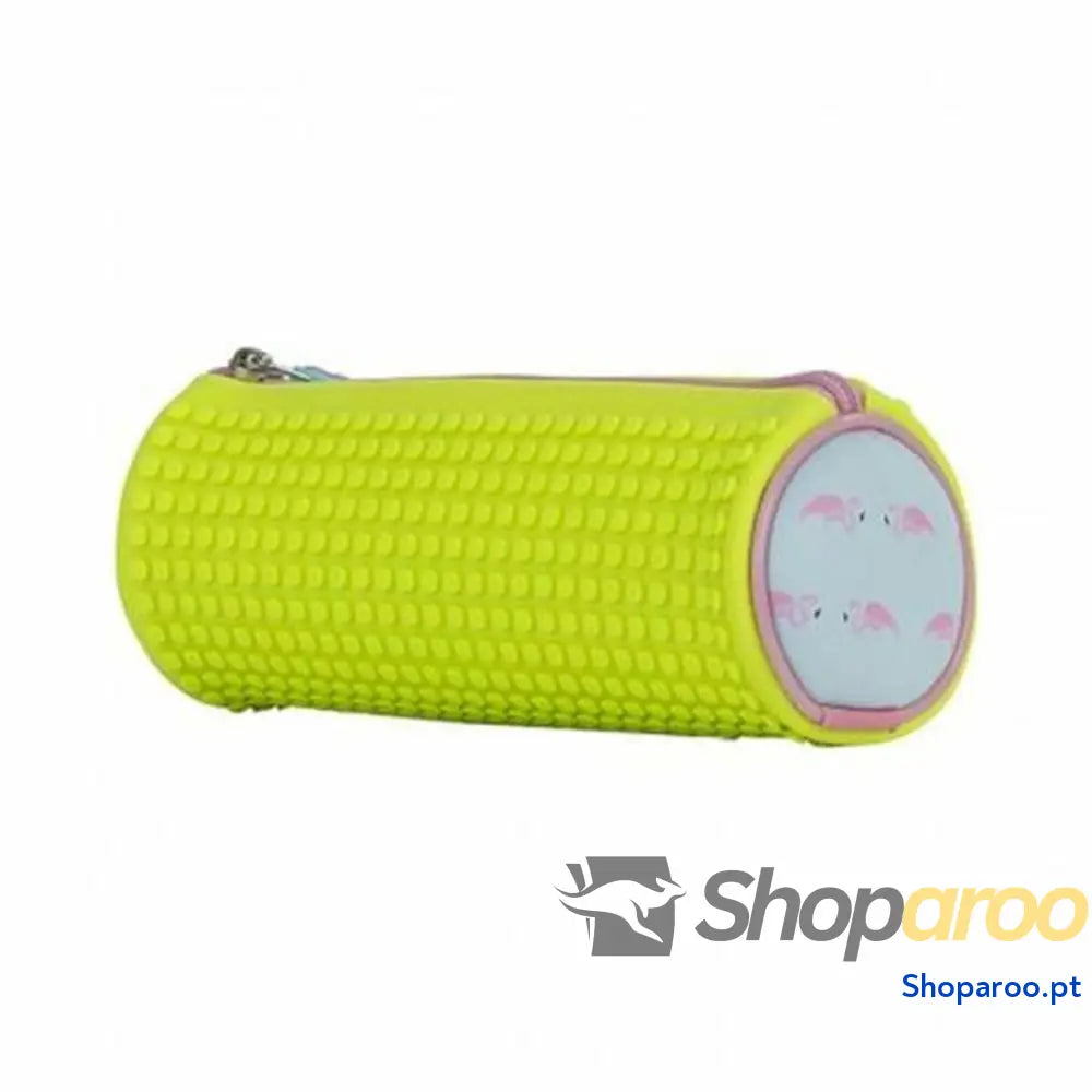 Bolsa Escolar Cilíndrica Nikidom 3250 Amarelo