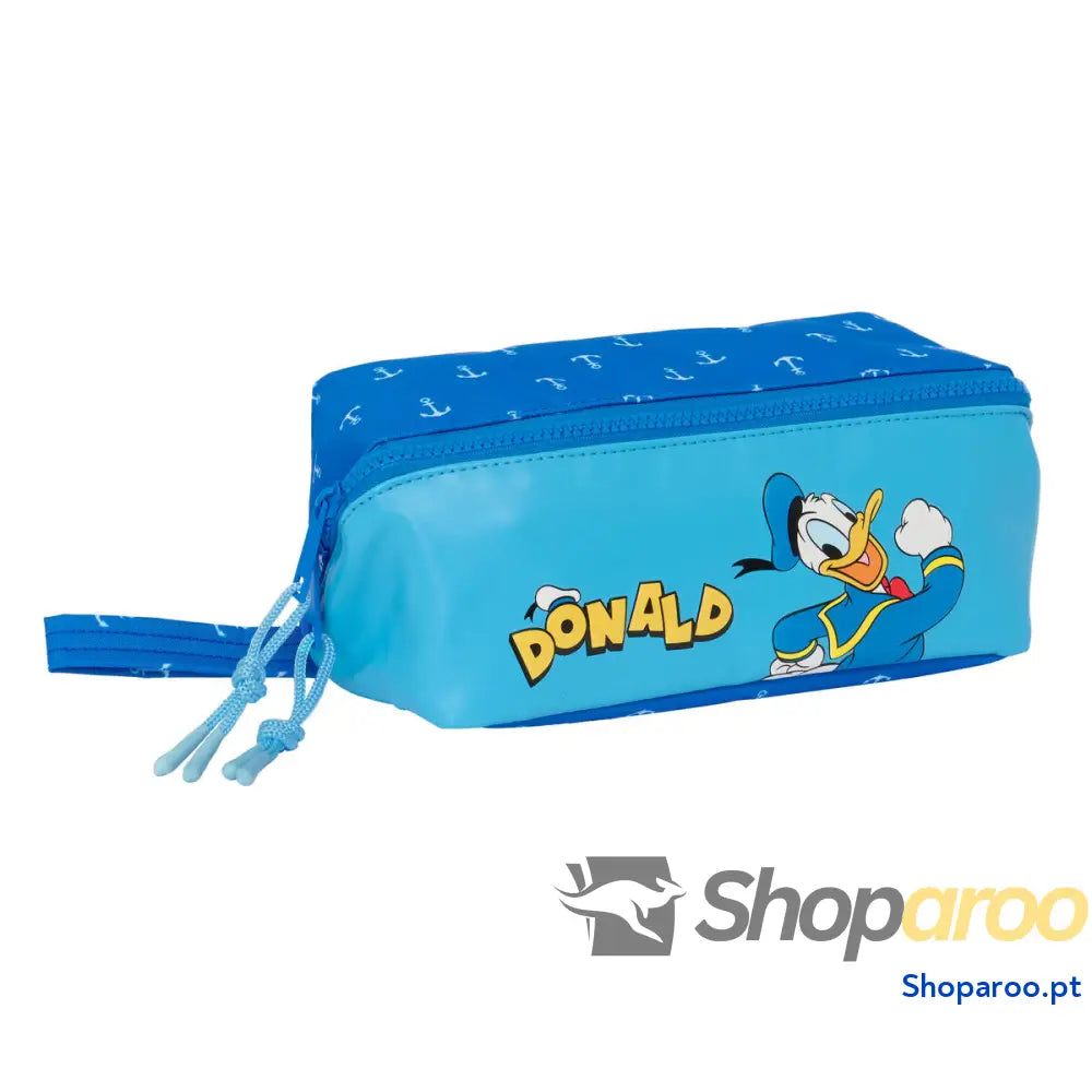 Bolsa Escolar Donald Azul 22 x 10 x 10 cm