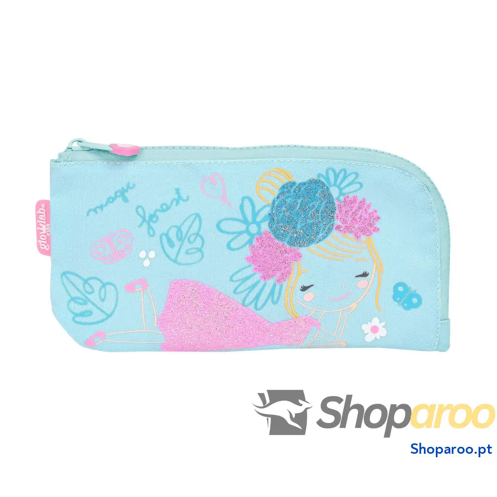 Bolsa Escolar Glow Lab Cute doll Azul Claro (23 x 11 x 1 cm)