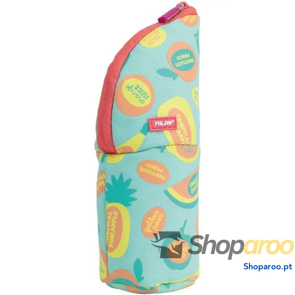 Bolsa Escolar Milan FRUTIKIS Verde Laranja 21 x 11,5 x 8 cm