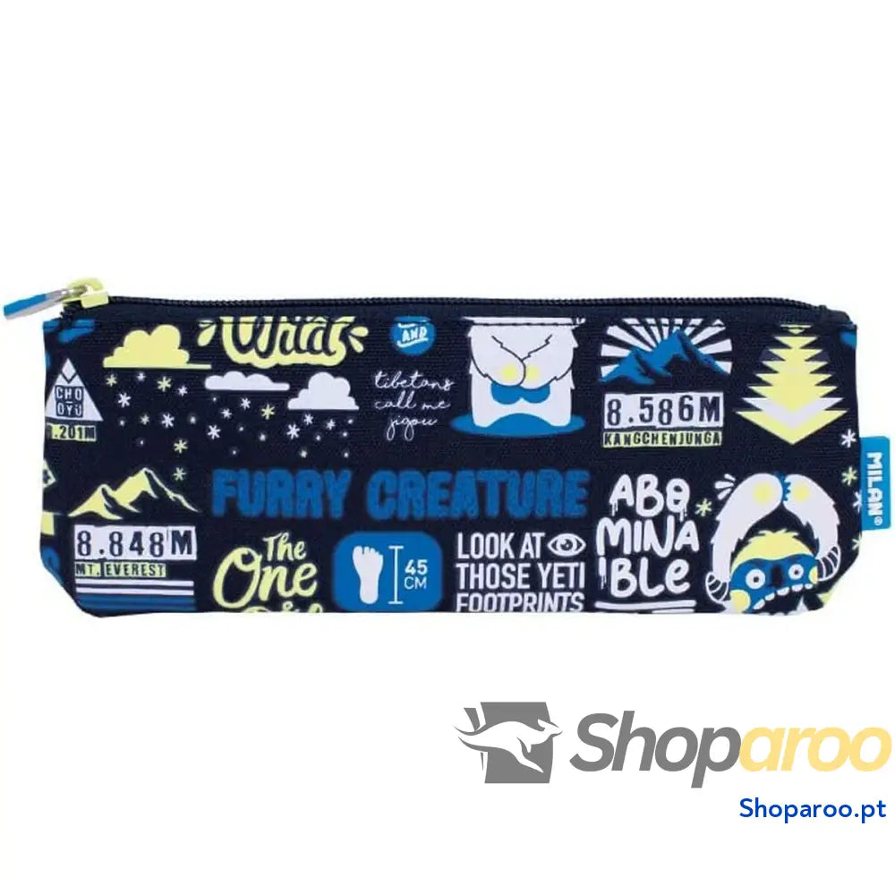 Bolsa Escolar Milan The Yeti Azul Marinho 23 x 9 x 1,5 cm