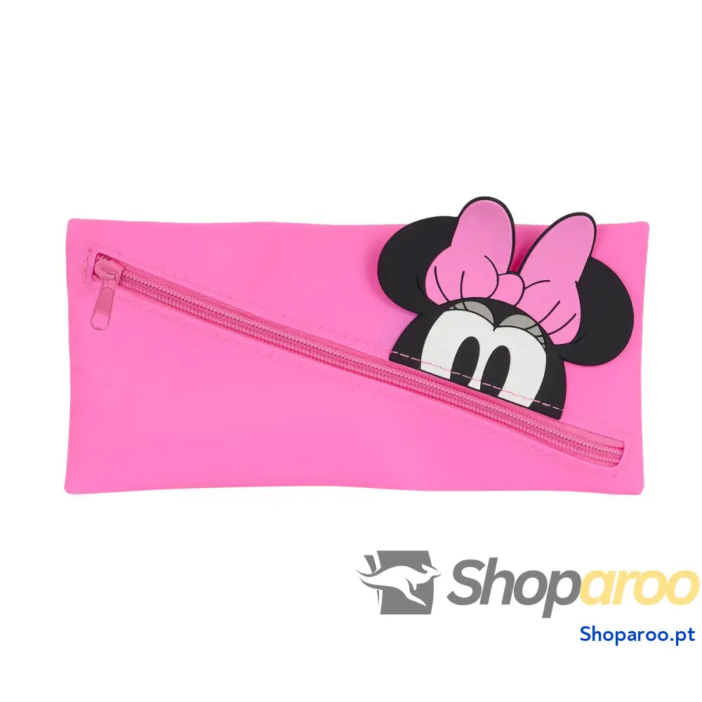 Bolsa Escolar Minnie Mouse Cor de Rosa 22 x 11 x 1 cm