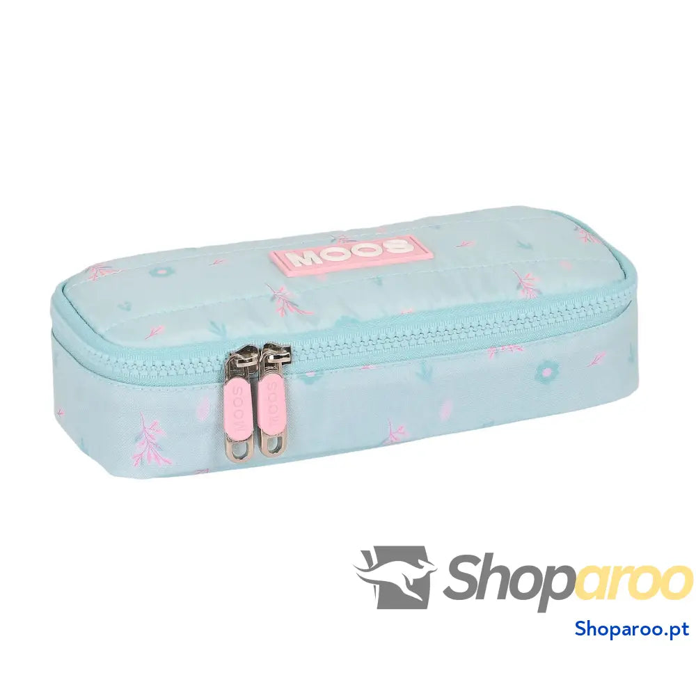 Bolsa Escolar Moos Garden 22 x 5 x 8 cm Turquesa