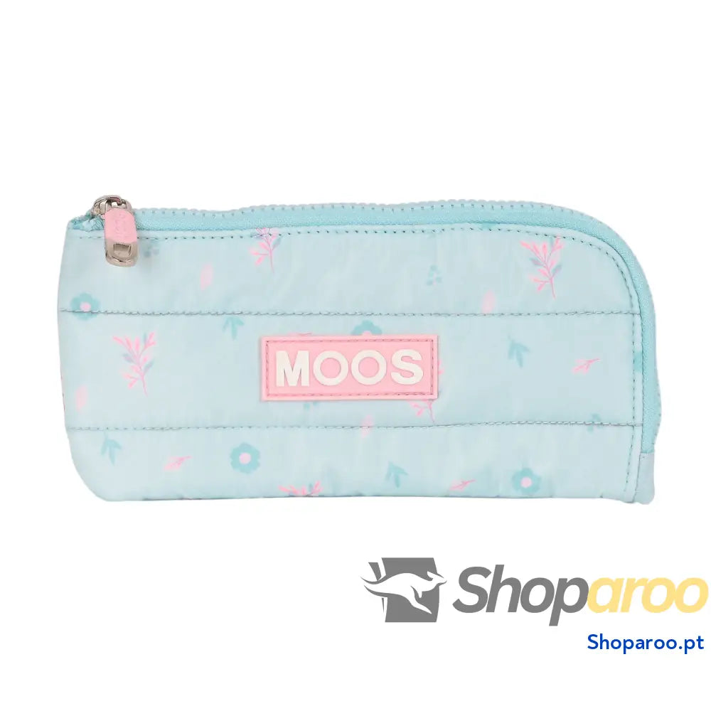 Bolsa Escolar Moos Garden 23 x 11 x 1 cm Turquesa