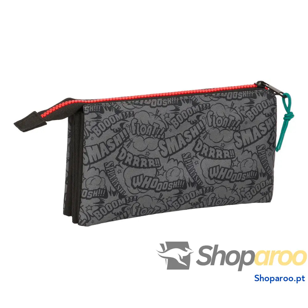 Bolsa Escolar My Hero Academia Preto 22 x 12 x 3 cm