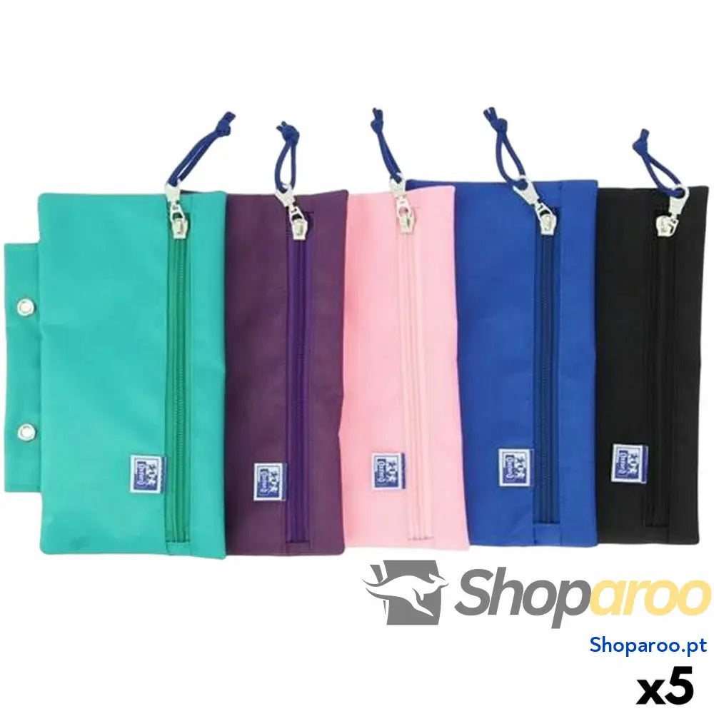 Bolsa Escolar Oxford eBinder Multicolor 22 x 13 cm (5 Unidades)