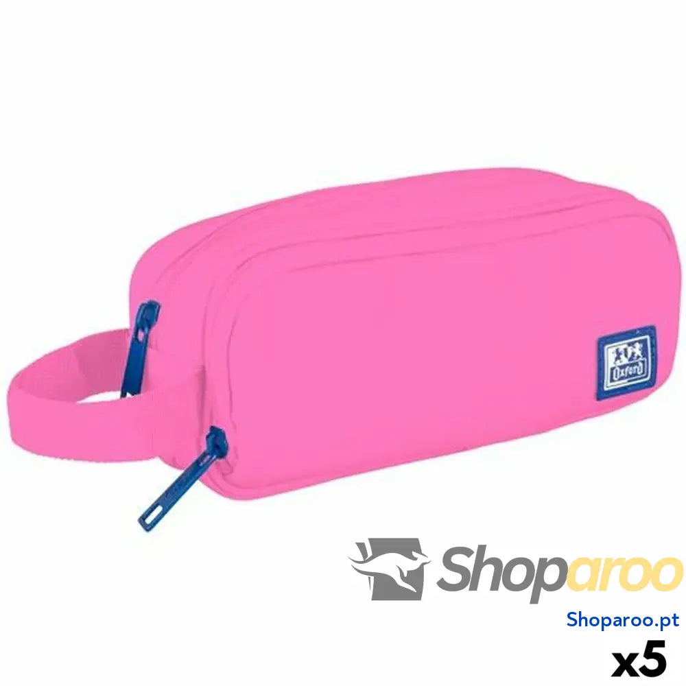 Bolsa Escolar Oxford KANGOO YOUNG PROOF B-SMART Cor de Rosa 22,5 x 9,5 x 7 cm (5 Unidades)