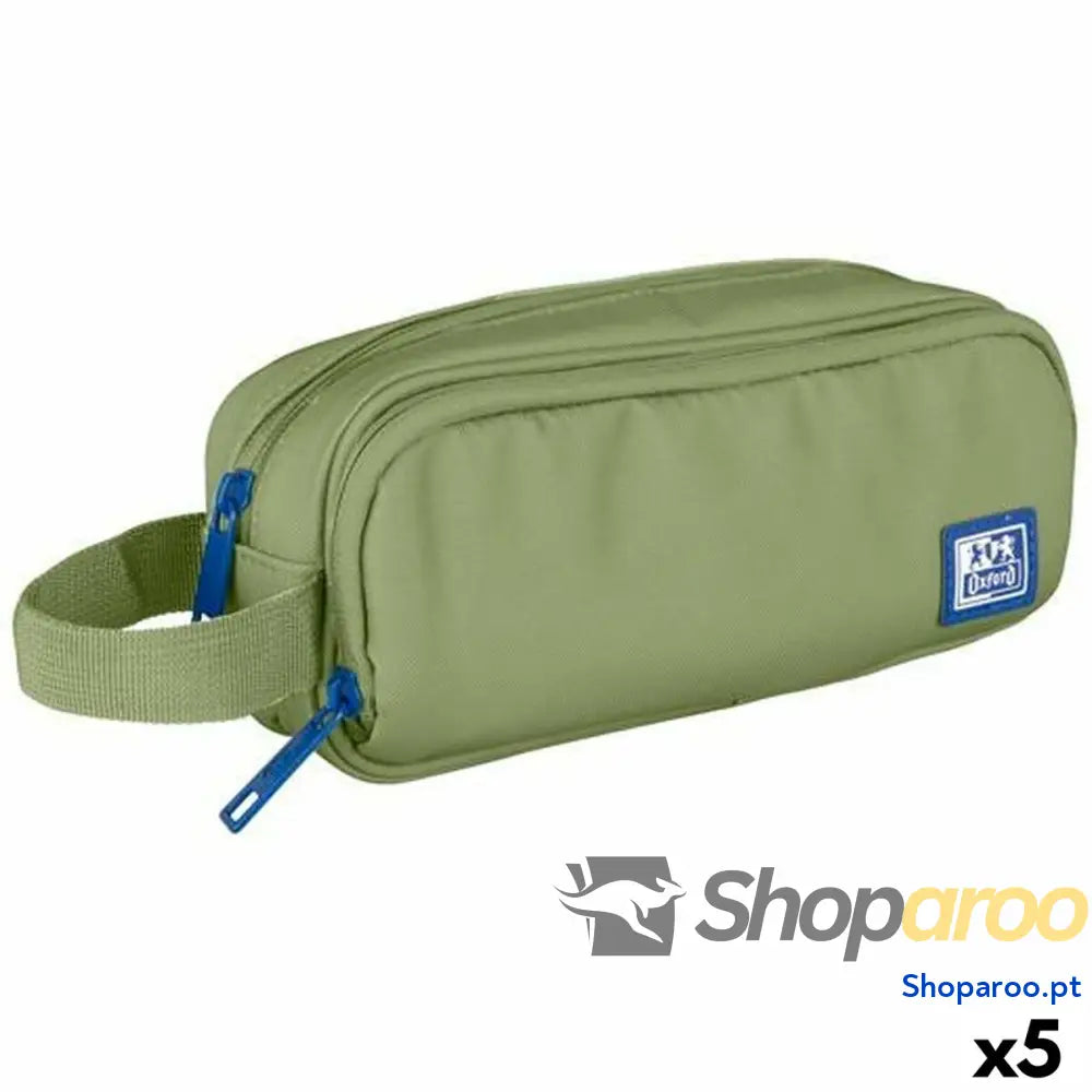 Bolsa Escolar Oxford KANGOO YOUNG PROOF B-SMART Verde 22,5 x 9,5 x 7 cm (5 Unidades)