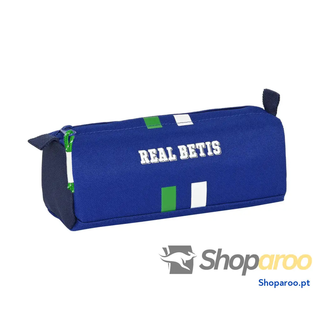 Bolsa Escolar Real Betis Balompié Azul Azul Marinho (21 x 8 x 7 cm)