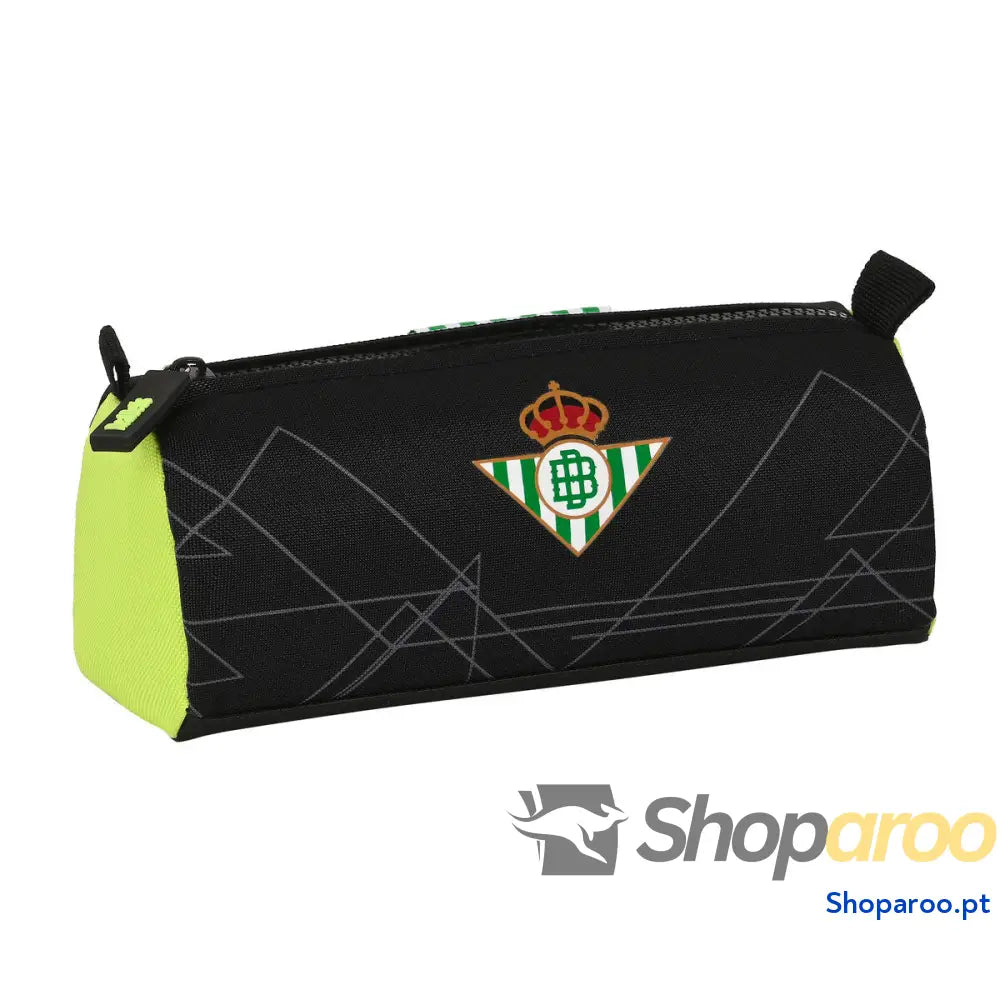 Bolsa Escolar Real Betis Balompié Preto Lima 21 x 8 x 7 cm