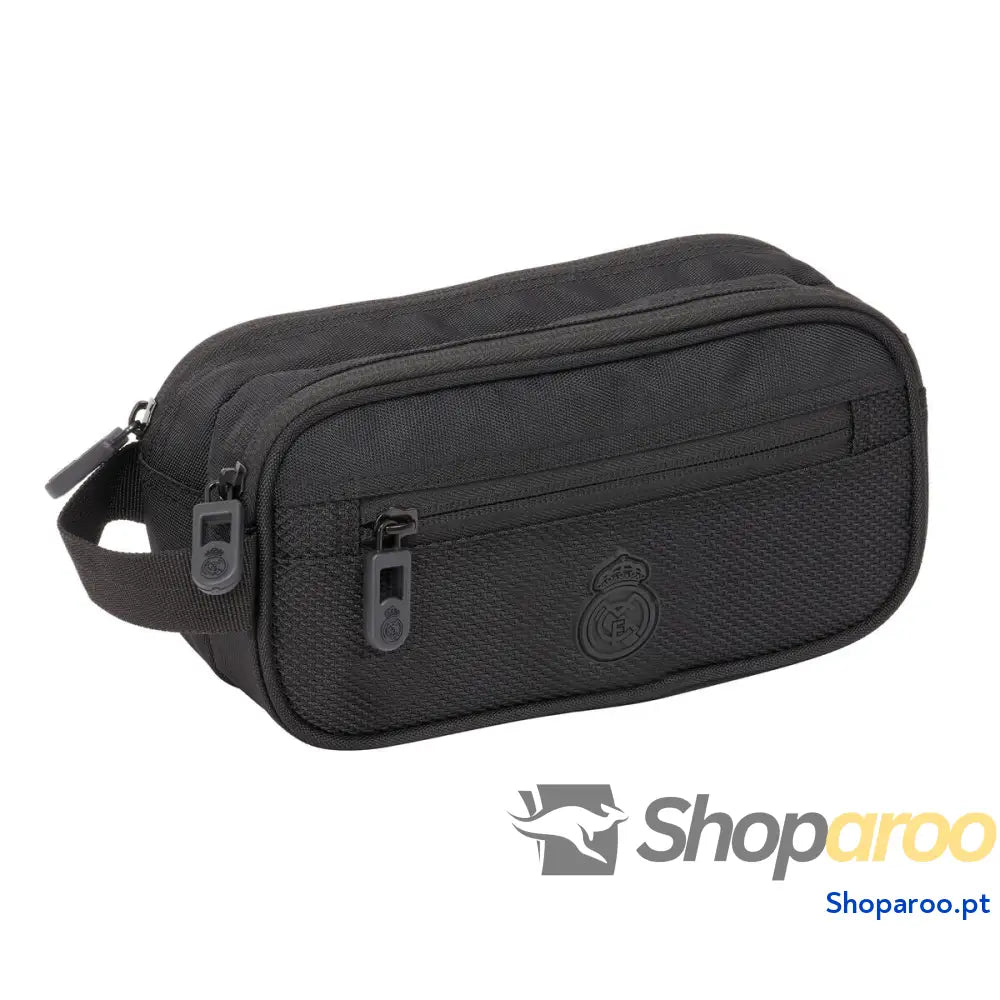Bolsa Escolar Real Madrid C.F. Preto 21 x 8 x 10 cm