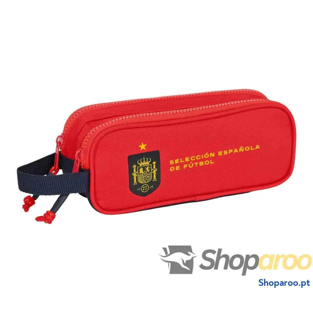 Bolsa Escolar RFEF Vermelho Azul (21 x 8 x 6 cm)