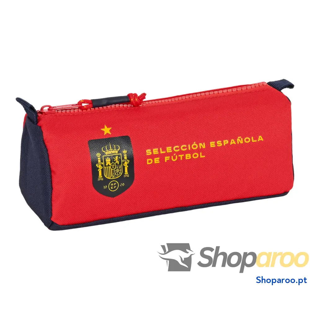 Bolsa Escolar RFEF Vermelho Azul (21 x 8 x 7 cm)