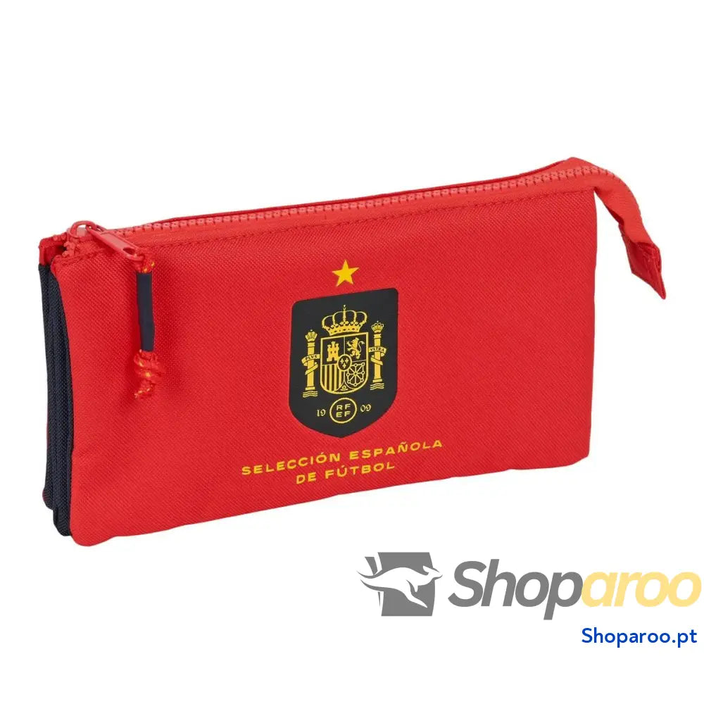 Bolsa Escolar RFEF Vermelho Azul (22 x 12 x 3 cm)