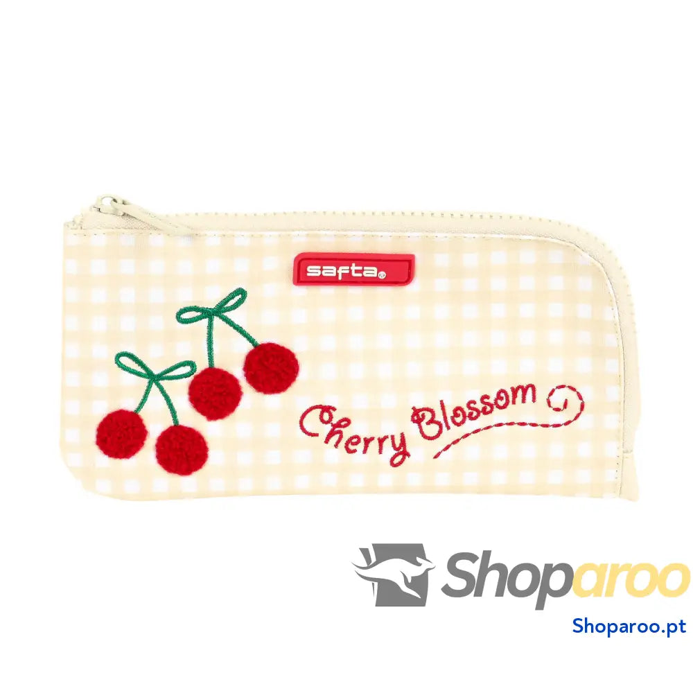 Bolsa Escolar Safta Cherry Bege (23 x 11 x 1 cm)