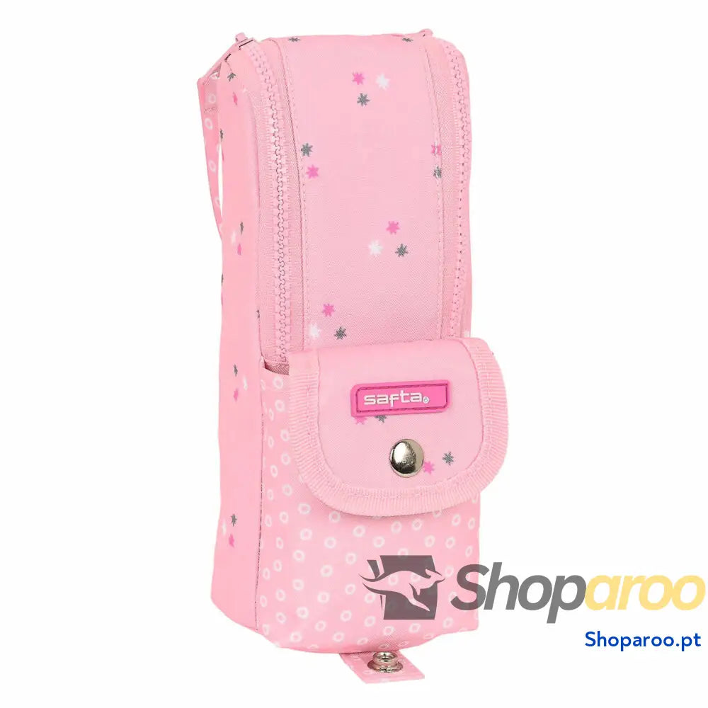 Bolsa Escolar Safta Love Yourself Cor de Rosa (6 x 21 x 6 cm)