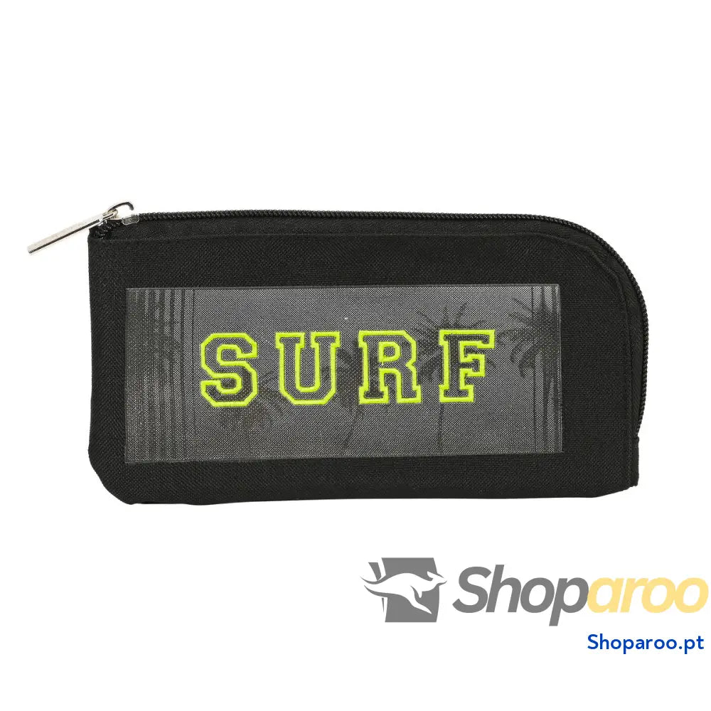 Bolsa Escolar Safta Surf Preto (23 x 11 x 1 cm)