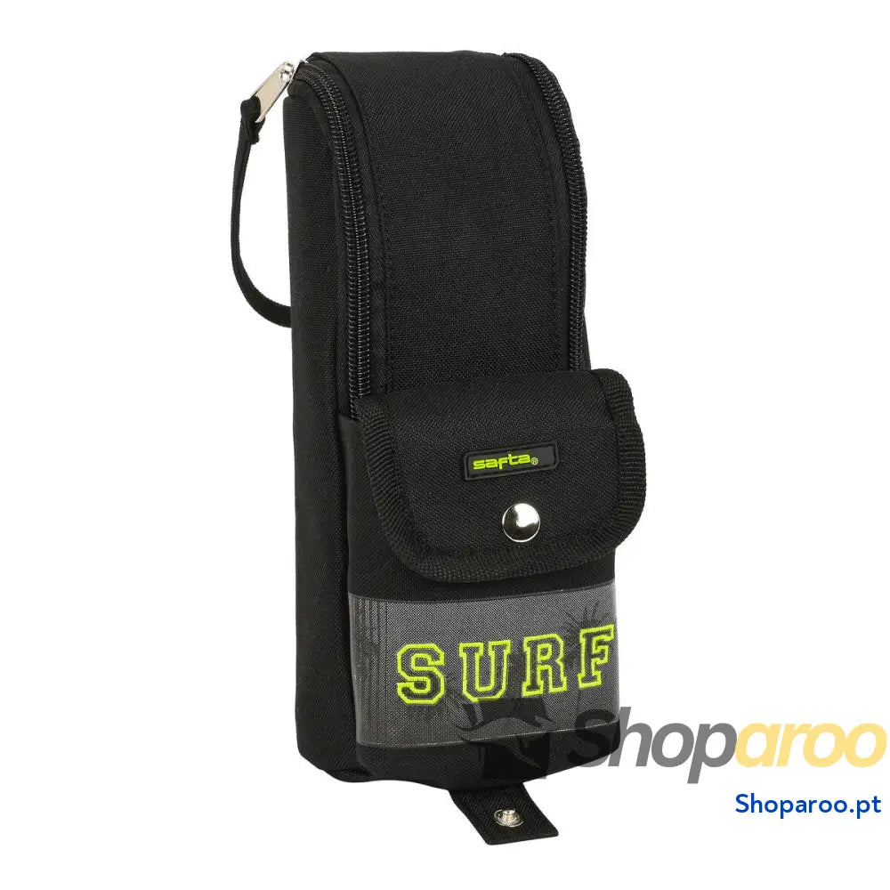 Bolsa Escolar Safta Surf Preto (6 x 21 x 6 cm)