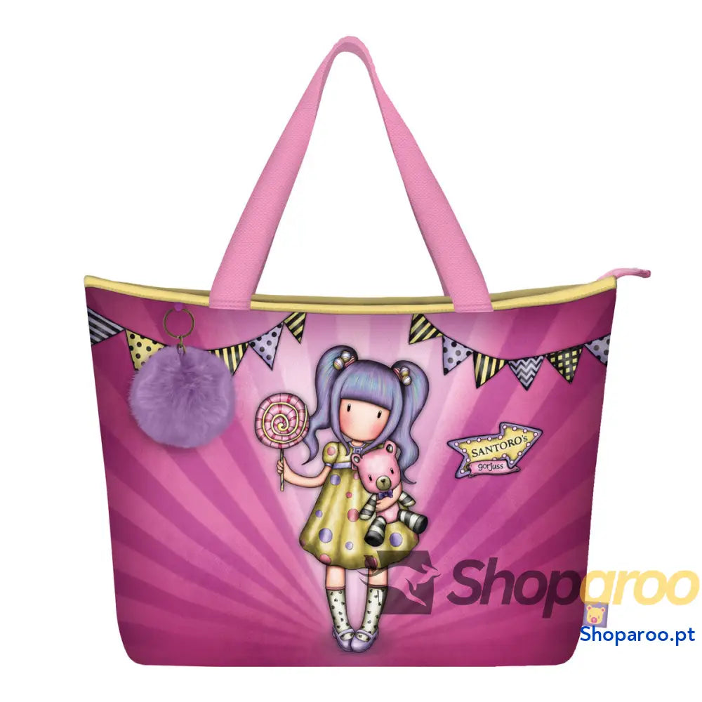 Bolsa Gorjuss First prize Lilás (41.5 x 30 x 13 cm)