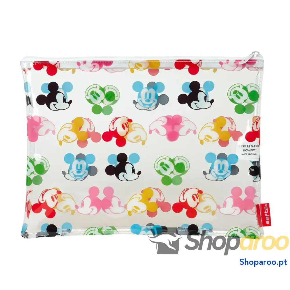 Bolsa Impermeável Mickey Mouse Clubhouse Beach Multicolor Transparente
