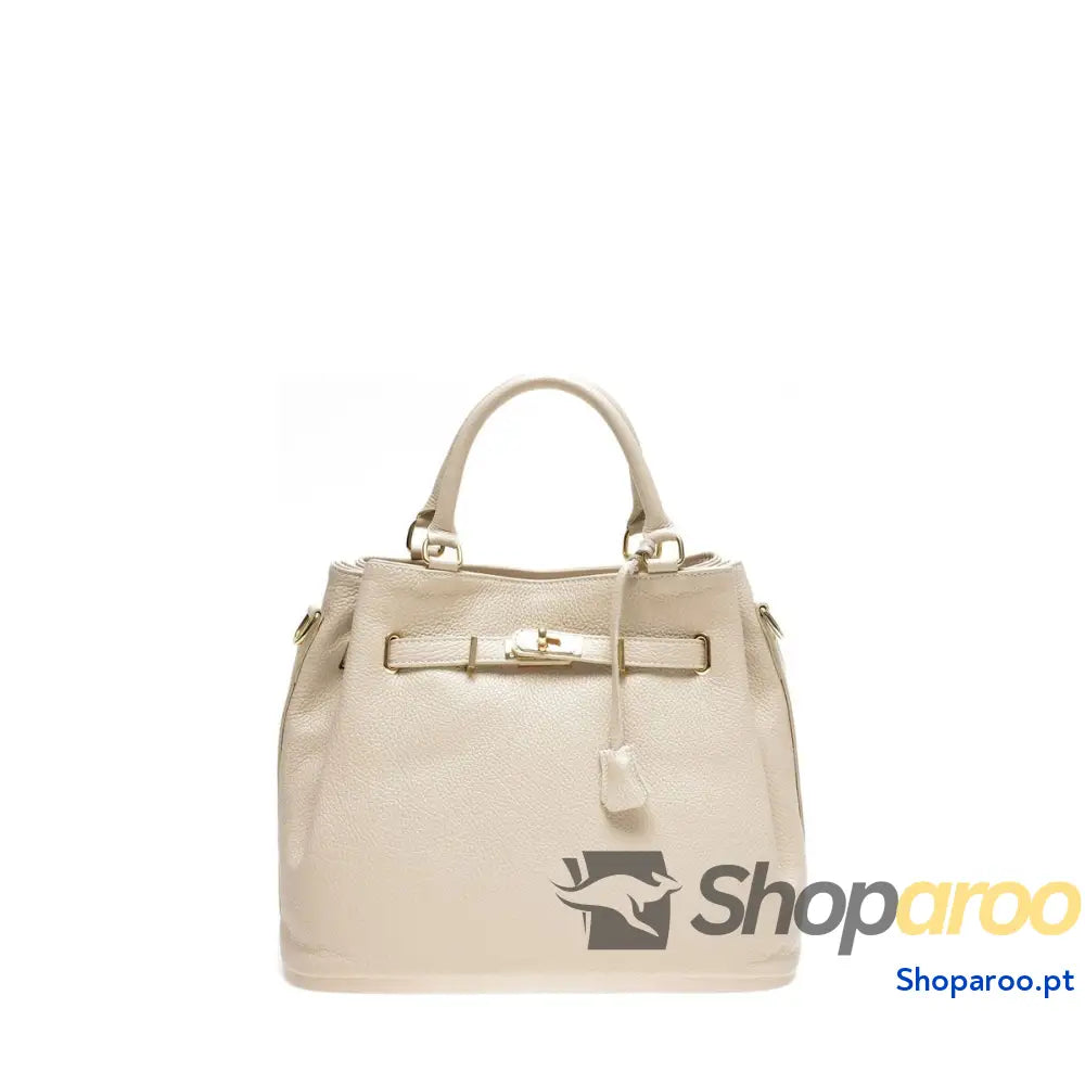 Bolsa Mulher Anna Luchini SS22-AL-1762-BEIGE Bege 36 x 29 x 17 cm