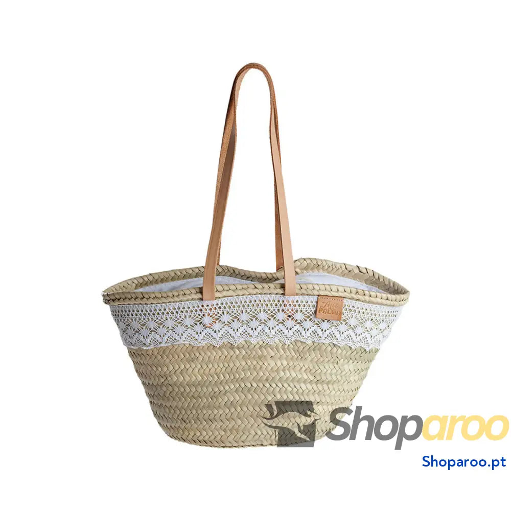 Bolsa Mulher EDM Nova 48,5 x 29,5 cm Folha de palma Encaixe