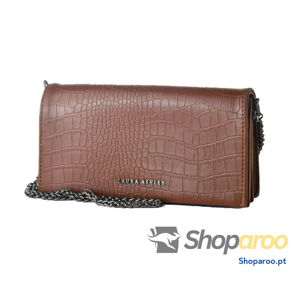 Bolsa Mulher Laura Ashley TYU-BRWN Castanho 25 x 11 7 cm