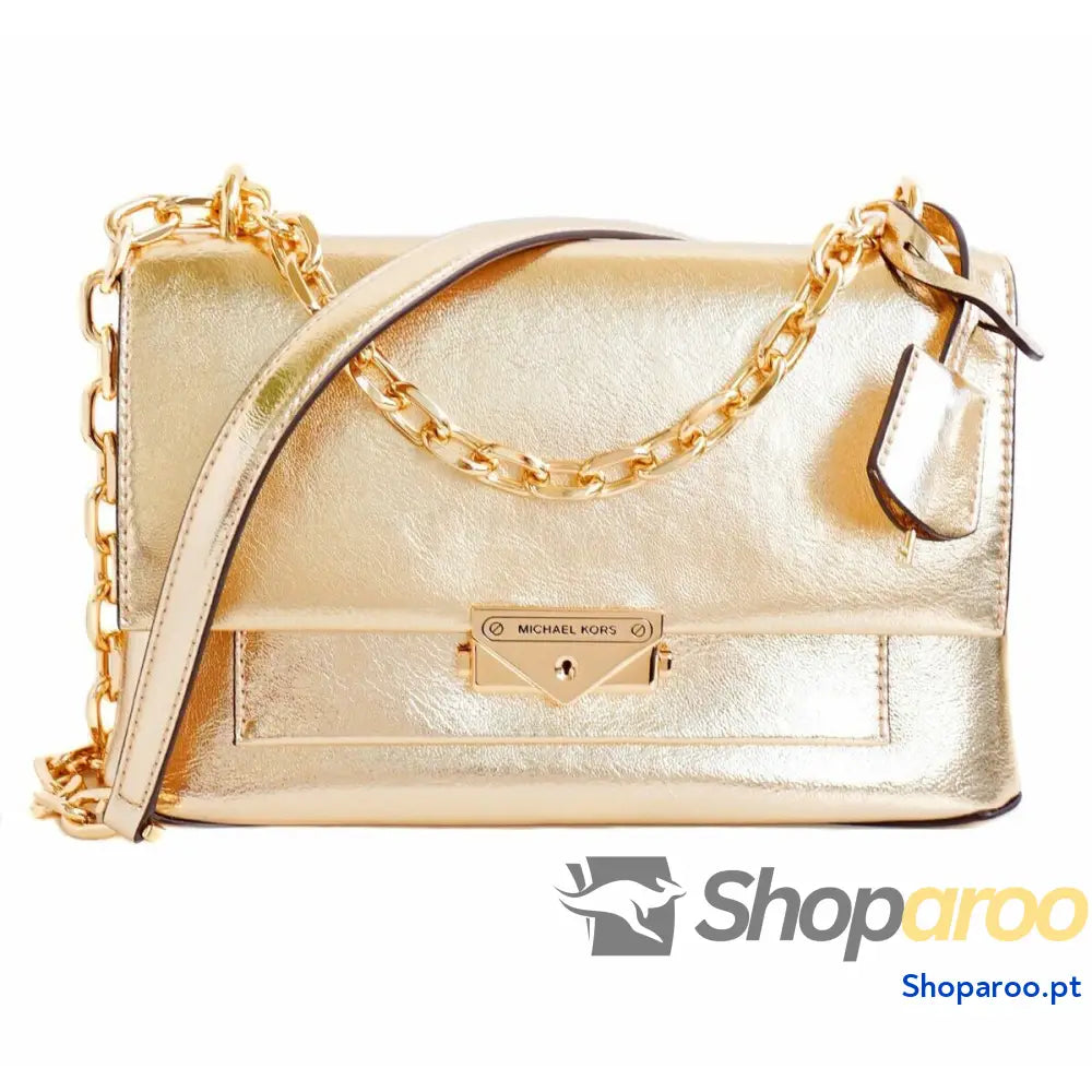 Bolsa Mulher Michael Kors Cece Dourado 24 x 18 10 cm